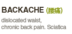 Backache (腰痛)